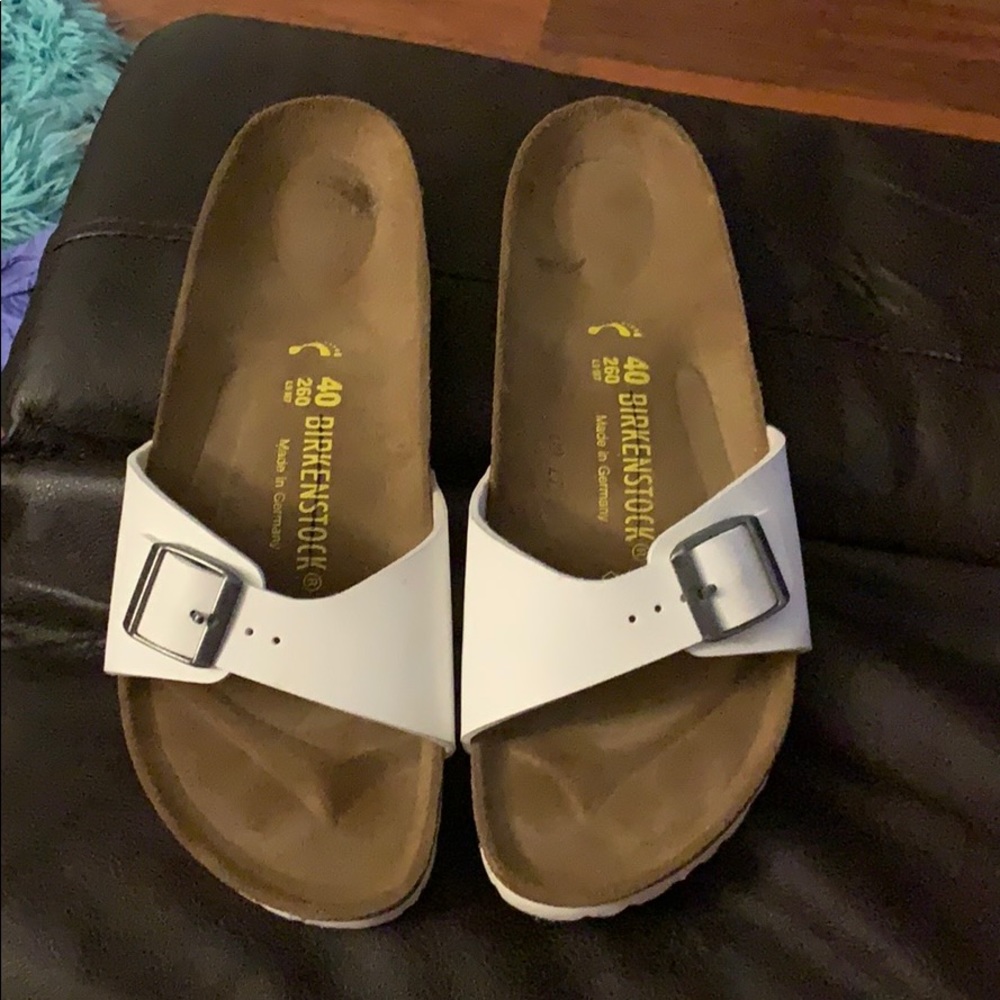 White Birkenstock’s!